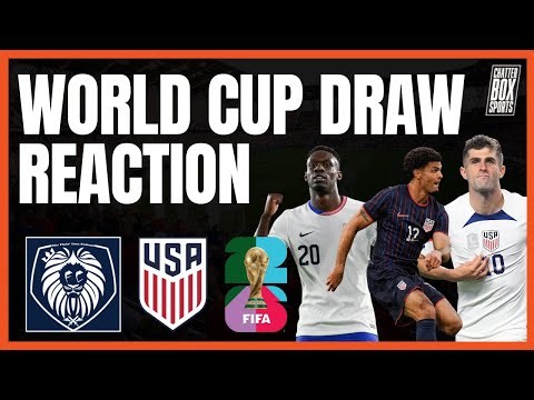 Full United States Men's National Team World Cup Draw Reaction