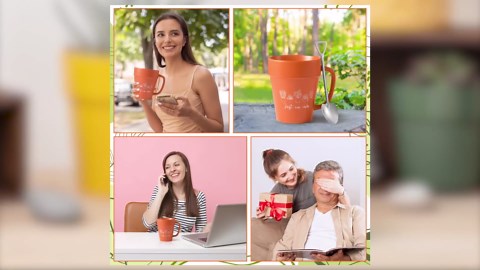 Gardening Ceramic Coffee Mug - Just One More Funny Gardening Mug Set Cute Ceramic Flower Pot Mug Shovel Spoon Plant Pot Gardener Nature Lover Birthday Day Gifts Ideas Daughter Son Best Friend