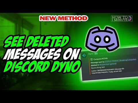How to see deleted messages on discord dyno 2026