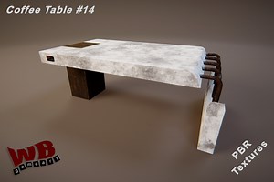 Coffee Table #14 | 3D Furniture | Unity Asset Store