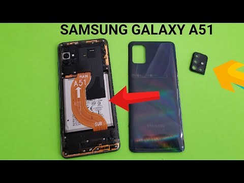 Samsung Galaxy A51 How to replace back cover and camera glass..