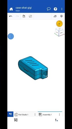 toothbrush head case - helm sikat gigi - #3dmodeling