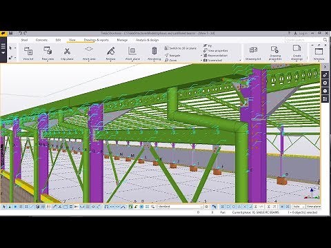 How to create Gutter Downspout | Tekla Structures 2017