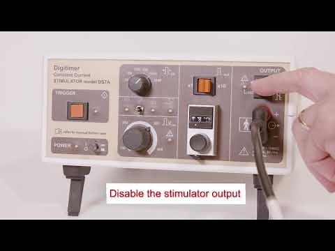 DS7A / DS7AH High Voltage Constant Current Stimulator - Quick Start Tutorial