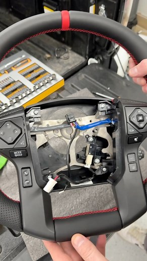 1.6M views · 5.9K reactions | Swapping out the Steering wheel on the...