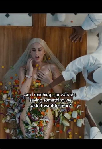 Watch Bon Appétit again… then come back to this post. What do you see now? #katyperry #bonappetit #epsteinisland