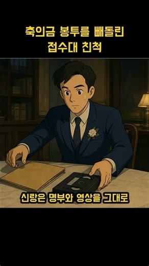 축의금 봉투 9개가 사라졌다...접수대 사촌형의 최후