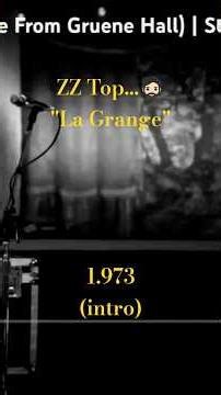ZZ Top. La Grange. Full Lyrics in description.1.973 Música en vinilo. NOSTALGIA