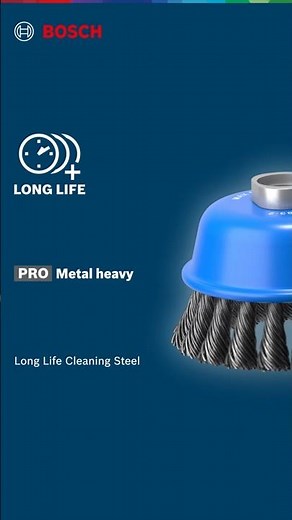 Bosch PRO Metal Heavy Cup Brush | Wire Brushes for Angle Grinders | Bosch Accessories