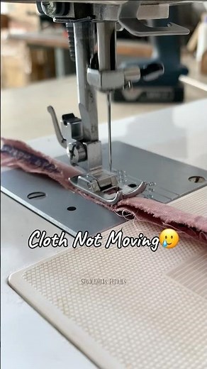 Cloth/Fabric Not Moving Forward In Sewing Machine? How To Fix👆🏻#sewinghacks #sewingtips #sewing