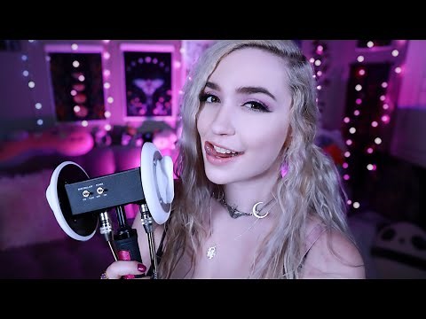ASMR ♡ the slowest & sleepiest ear sounds & mouth sounds *:･ﾟ✧