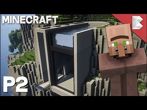 Minecraft: How to Build Modern Cliff House Part 2
