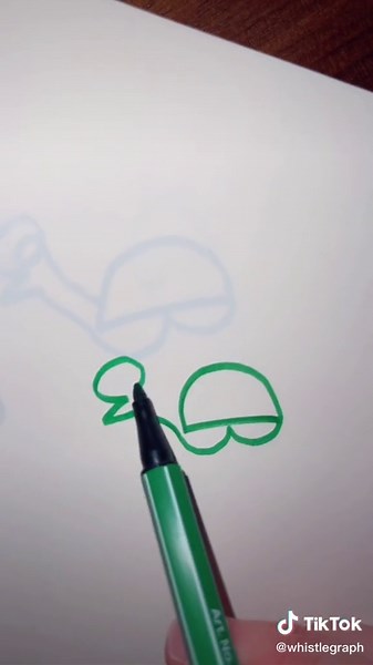 One Line Drawing Turtle Tutorial