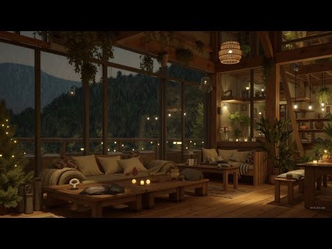 Rainy Day Coffee Music ~ Cozy Cafe Jazz Ambience for Relaxation & Focus