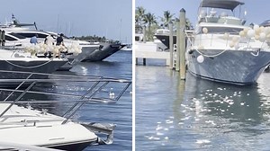Miami police investigating after video shows boaters popping dozens of balloons into water