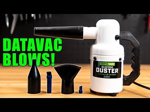 DataVac Electric Duster Review & Test / Does it BLOW?