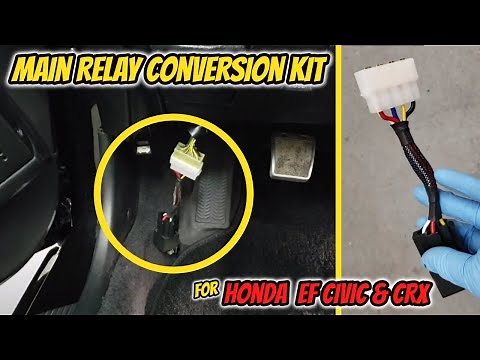 I Made a "Main Relay Conversion Kit" for HONDA EF CIVIC & CRX😎
