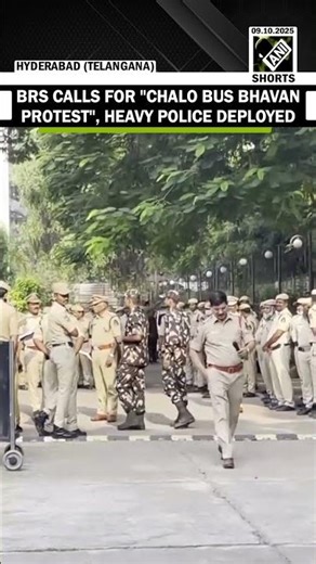BRS Party calls for "Chalo Bus Bhavan protest" to oppose the bus fare hike, heavy police deployed