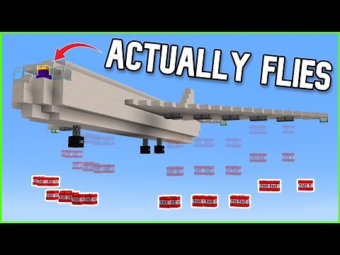 I Built a Working Bomber Airplane in Minecraft (using Valkyrien Skies)
