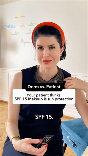 Derm vs. Patient: Why makeup isn't enough as sunscreen ☀️