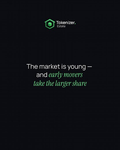 📈 Have you heard how fast Tokenized Real Estate is growing? 📊 Independent research backs it. 🌐 The market is young — and early movers take the larger share. 🚀 Become one of them! 💼 Tokenizer.Estate is an all-in-one asset management platform — allowing you to digitize any asset and sell fractional shares to global investors under your brand. ⏳ Don’t miss the window. 📅 Book your free demo today | Tokenizer.Estate