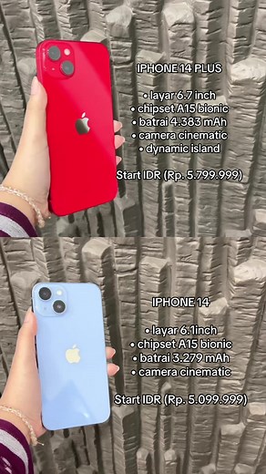 iPhone 14 vs 14 Plus: Ukuran & Baterai