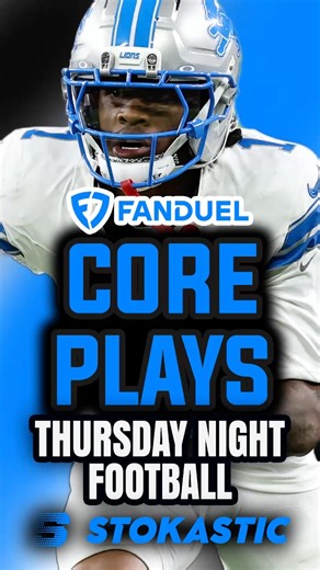 FanDuel NFL DFS Core Plays Thursday Night Football, 12/4/25 | NFL DFS Picks Week 14