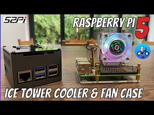 Raspberry Pi 5. Ice tower cooler and case from 52Pi