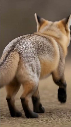 Corsac Fox 🦊 | Desert & Steppe Fox of Central Asia | Vulpes corsac #Shorts #wildlife