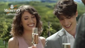 MIONETTO Prosecco Spumante DOC Treviso Brut (1x0,75l) Prickelnder Schaumwein aus Italien, trocken, fruchtig und frisch - Ideal als Aperitif und zu Antipasti