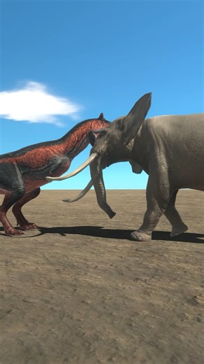 Carnotaurus vs Elephant | The Burner Guy