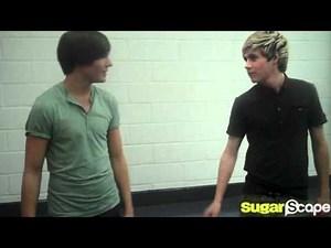 One Direction dancing & messing about backstage on old Sugar photoshoot