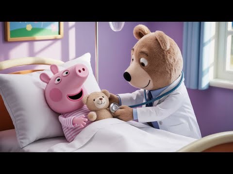 Dr. Brown Bear's Big Plan: Peppa Pig's Hilarious Hospital Visit!