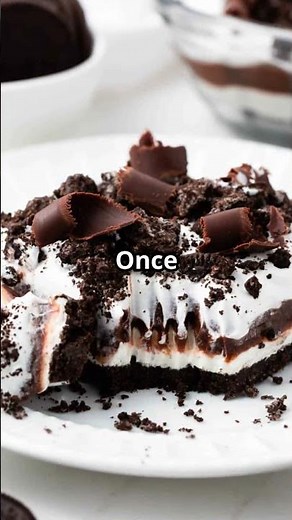 The Best Chocolate Lasagna Recipe 🍫