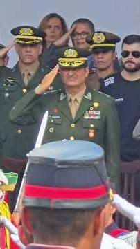 A special moment in the training of future sergeants for the Brazilian Army.