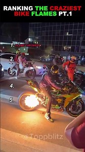 Is This The Craziest Bike Exhaust Flame? 🤯 #motorcycle #viral #crazy
