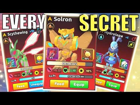 How to Evolve and Find EVERY Secret Pet in Catch a Monster