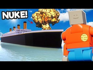 I SANK The LEGO TITANIC with a Nuke in the Water Update in Brick Rigs!