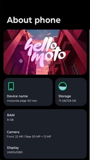 Moto edge 40 neo Android 15 update finally #motoedge40neo #update