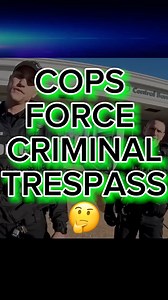 Cops Try To Force a Criminal Trespass?👮👮🏻‍♂️🍩 in this situation, the auditor never stepped on property and the cops try to tell him to come on to the property and identify so they can trespass him…that’s not how that works. #police #cops #lawenforcement #truecrime #humanizethebadge #humanizingthebadge #bethechange #bridgethegap #caught #busted #firstamendment #auditors #auditor #caughtoncamera #community #fafo #karma #communitypolicing | Two Cops One Donut