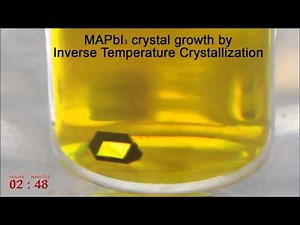 High-quality bulk hybrid perovskite single crystals within minutes by inverse temperature...