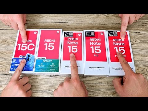 UNBOXING ALL REDMI 15 SERIES | NEW 2026