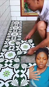 Multicolour sticker tiles | Asa Nonso-Okoye