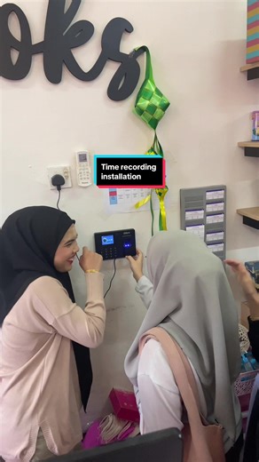 Thumbprint Attendance System Installation at Nuris Beauty
