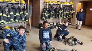 Check out these cadets from the San Antonio (LPD-17) Division passing the test for donning Scott packs within one minute at the Philadelphia Fire Department Fire Academy. This is the same test that must be passed by the Philadelphia Fire Department Cadet. Very cool! | U.S. Naval Sea Cadet Corps