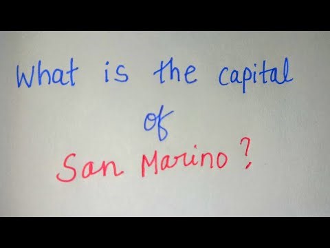 What is the Capital of San Marino