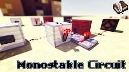 Compact Monostable Circuit Tutorial - Minecraft Redstone Minecraft Blog