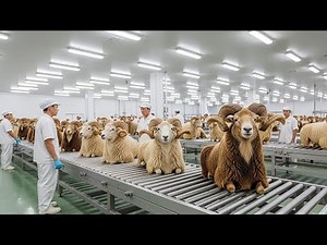 Modern Goat Processing Factory Technology 🐐 – How to Breed Millions of Goats for Meat and Milk