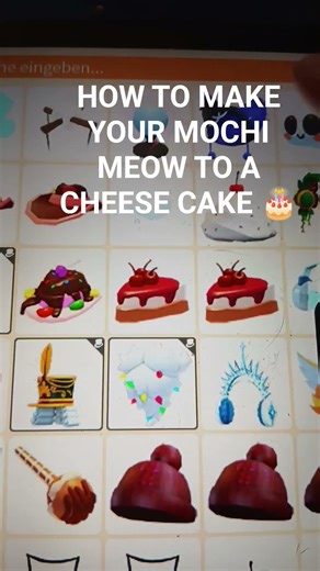 make to make a cheese cake in adopt me (mochi meow recommend)