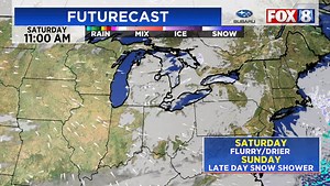 4.6K views · 57 reactions | Sunshine is mixed with clouds as winds from the southwest will begin to slightly warm Northeast Ohio on Saturday. See the full forecast here: https://fox8.com/weather/forecast/ | Fox 8 News | Facebook